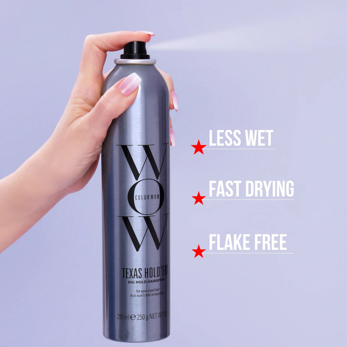 COLOR WOW - TEXAS HOLD'EM big hold hairspray 234ML